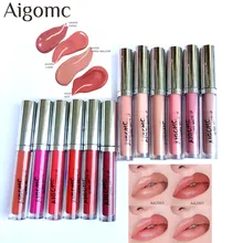 12 цветов Набор Водонепроницаемая стойкая губная помада матовая блеск для губ Косметика для макияжа