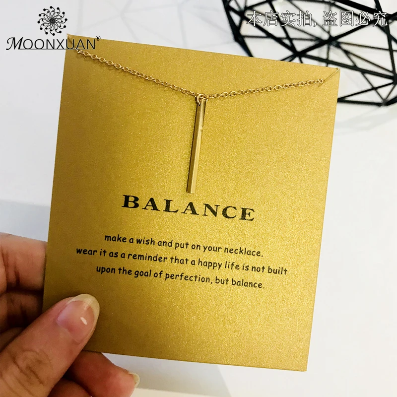 Женское Ожерелье чокер Balance Bar золотое/серебряное ожерелье ошейник 2019|Ожерелья с