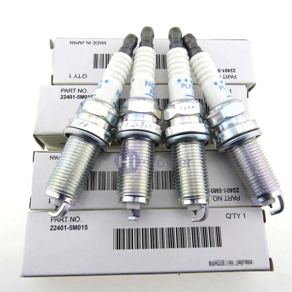 Original 4PCS 22401-5M015 PLFR5A-11 PLFR5A11 Spark Plug For Nissan Infiniti Teana Altima Frontier Murano Sentra Titan 224015M015 Original 4PCS 22401-5M015 PLFR5A-11 PLFR5A11 Spark Plug For Nissan Infiniti Teana Altima Frontier Murano Sentra Titan 224015M015