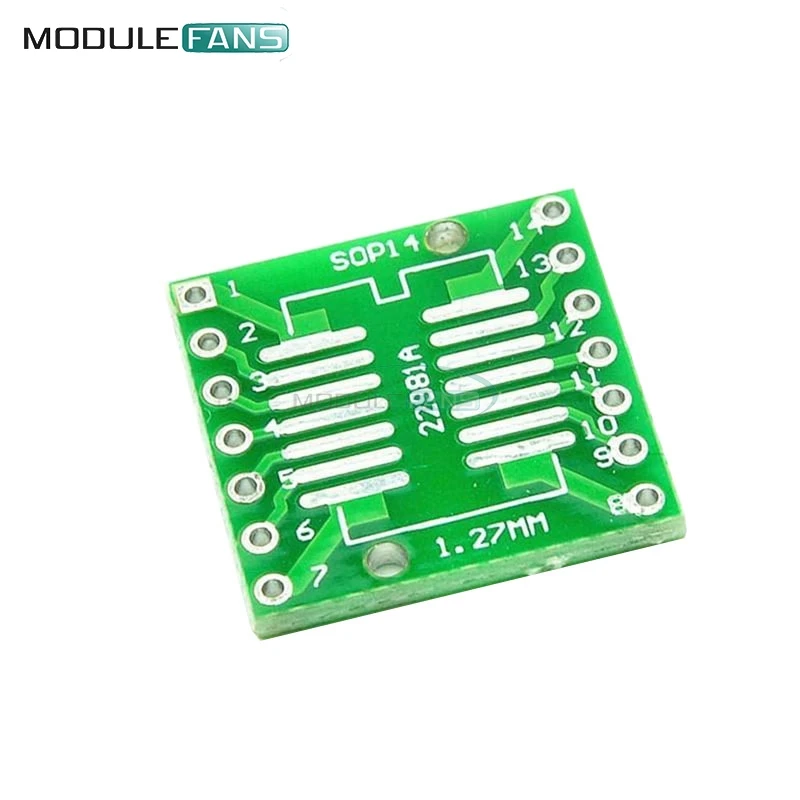 20 шт. адаптер SOP14 SSOP14 TSSOP14 для DIP PCB SMD шаг пластины 0 65 мм 1 27 GM|pitch adapter| |