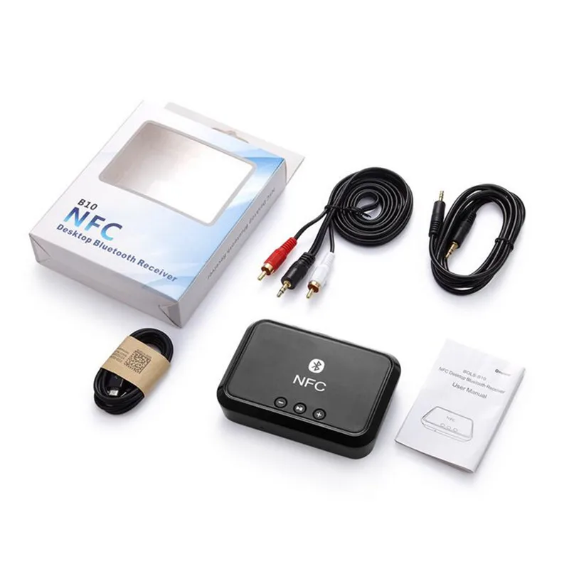 Bluetooth приемник VIKEFON NFC/USB для чтения музыки стерео беспроводной адаптер 3 5 мм AUX/RCA
