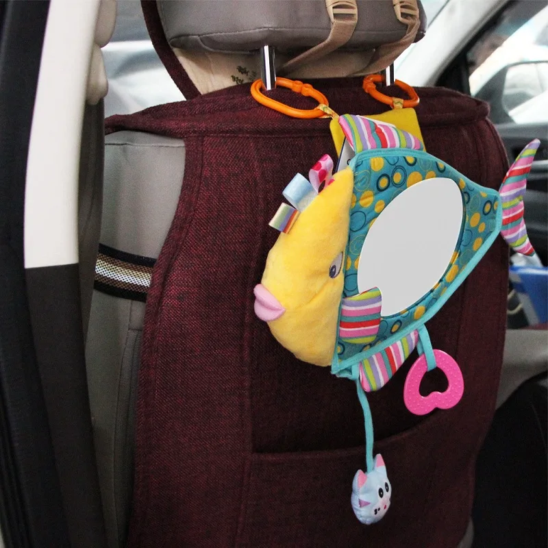 Широкий вид заднего регулируемого безопасного сиденья автомобиля заднего салона детское Зеркало Подголовник крепление для ребенка детские зеркала заднего вида