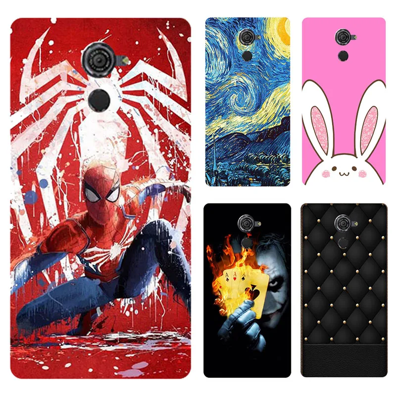 

Cute Case For Vodafone Smart N9 Lite N8 V8 E8 Case Silicone Soft TPU Painted For VFD 510 610 710 Cover Coque Bags