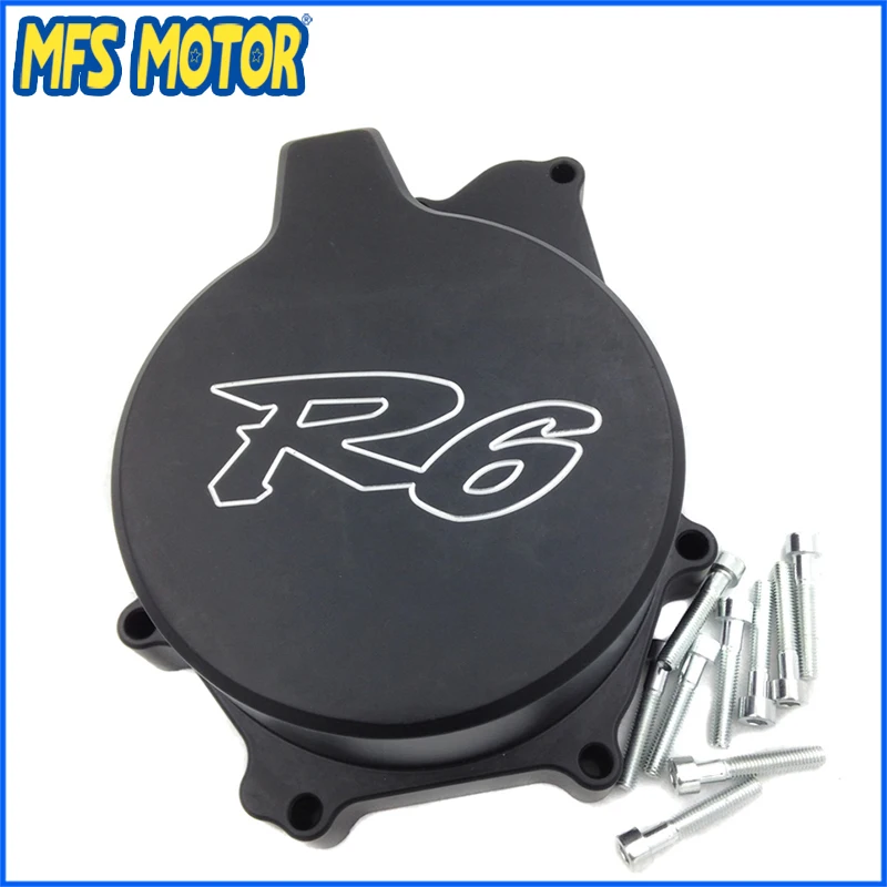 Freeshipping Motorcycle Left side Engine Stator cover For Yamaha YZF R6