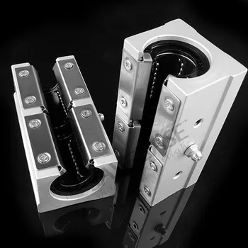 

CNC Router DIY Parts SBR20LUU Linear Ball Bearing Block 2 Units Shaft ID=20mm