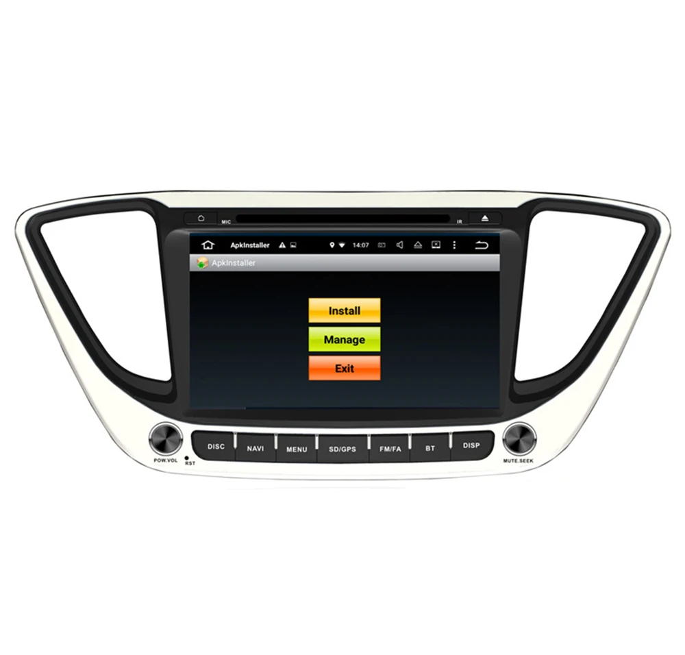 Top 8" Android Car DVD Player with GPS 3G/WIFI/BT TV DVR,Audio Radio Stereo,Car PC/multimedia headunit for Hyundai Verna 2016 2017 12