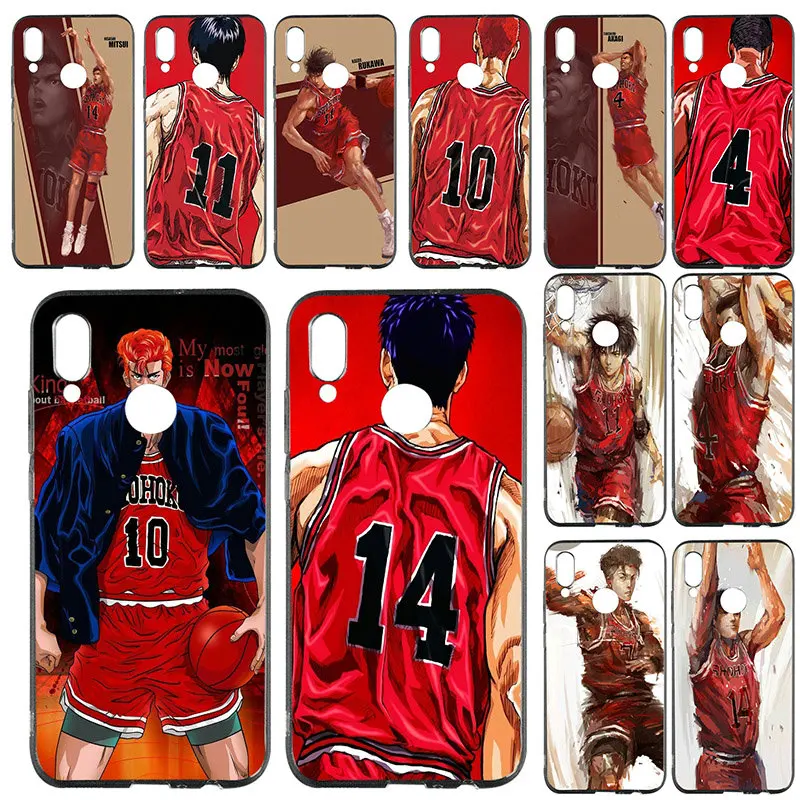 

Soft Phone Cases for Huawei P8 P9 P10 P20 P30 Mate 10 Pro Honor 7A 8X 9 10 Lite 2017 Slam dunk Hanamichi Sakuragi Rukawa Kaede
