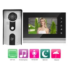 Door Bell 7 Inch Color LCD Touch Button Video Camera Doorbell Intercom Entry System ring doorbell Door Bell 7 Inch Color LCD Touch Button Video Camera Doorbell Intercom Entry System ring doorbell