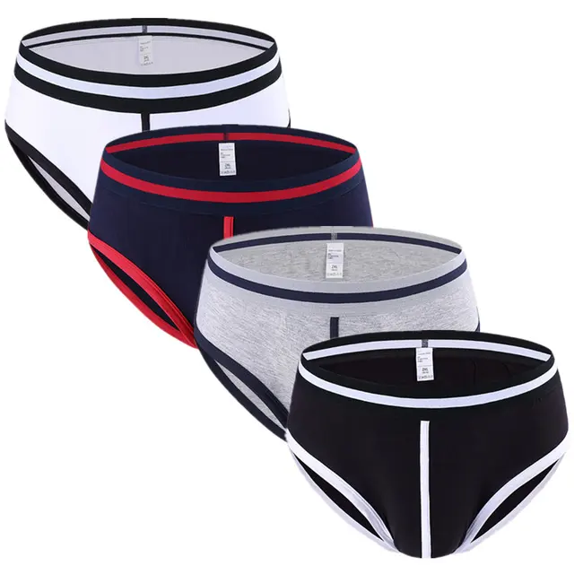 4pcs/lot Men Sexy Underwear Briefs Calzoncillos Slip Hombre Man Mini