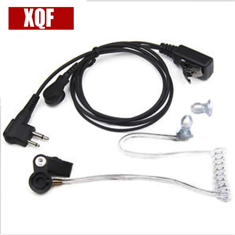 XQF Headset Earpiece with PTT Mic for MOTOROLA GP300/GP88 /GP3188 Two