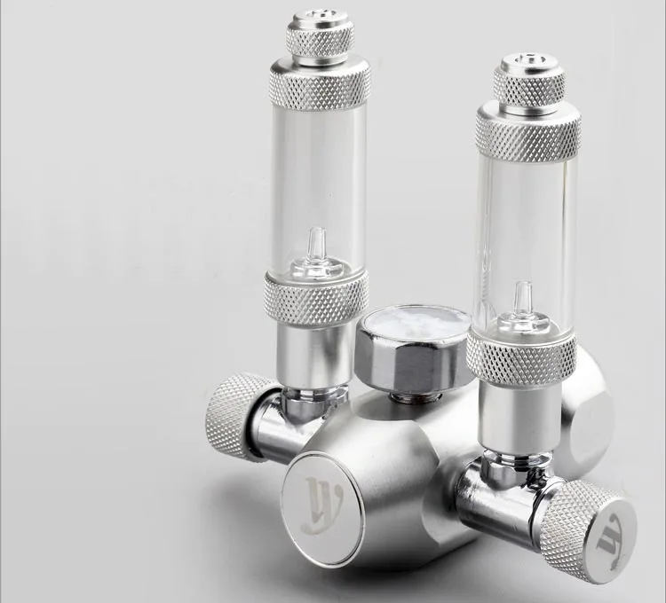 

W01-05 Aquarium CO2 Regulator JIS m22-14 W21.8 CGA320 interface check valve bubble counter without magnetic solenoid valve