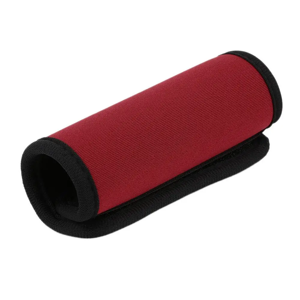 Удобный светильник с неопреновой ручкой/ручка/идентификатор для дорожная сумка чемодан подходит для любой багажной ручки клейкий кран - Цвет: red