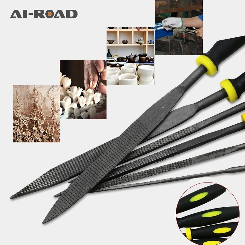 

6pcs File Set File Set For Metal Glass Stone Jewelry Gem Stone Wood Carving Craft Tool