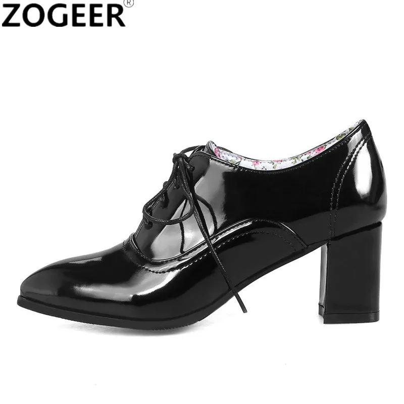 

Plus size 48 Brand 2018 Spring Fashion Women Ankle Boots Thick Medium Heels Boots Women Casual PU Leather Ladies Shoes Black Red