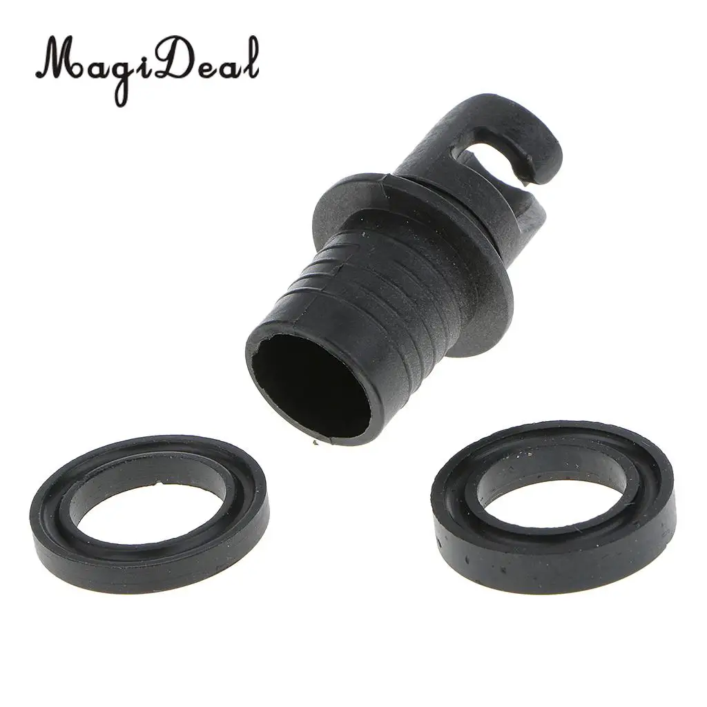 MagiDeal New Plastic Air Pump Hose Adapter Valve for Inflatable Boat Kayak Canoe Flatable Fishing Boat Surfboard Accessories