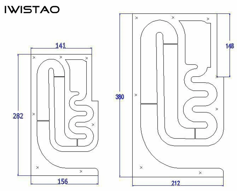 IWISTAO HIFI 4 Inches Full Range Speaker Empty