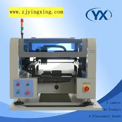 Прочная машина для сборки печатных плат выбор и место роботизированная машина SMD компоненты, 4 головки 44 кормушки и 17 дюймов цветной HD