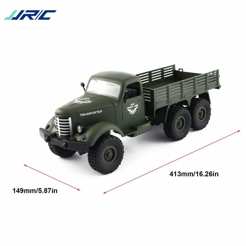 JJR/C Q60 1/16 2,4 г 6WD RC Off-Road военный грузовик транспортер RC грузовики дистанционного Управление автомобиля для Детский Подарок детская игрушка в