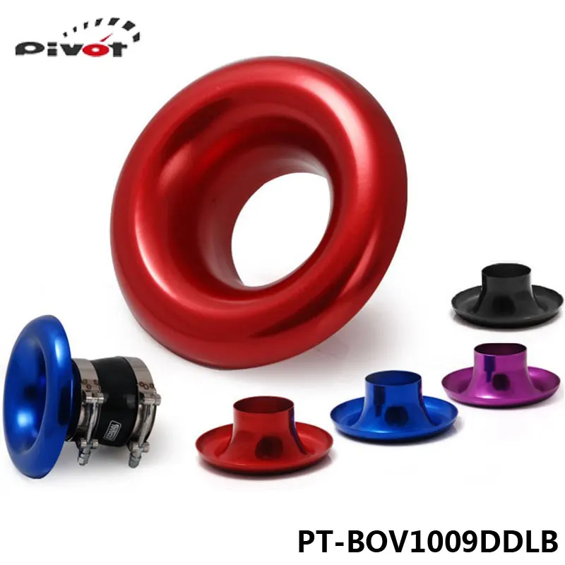 PIVOT - 3" Aluminum Velocity Stack For Cold RAM Engine Air Intake  PT-BOV1009DDLB