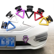 Универсальный для автомобилей с ABS бампер украшения автомобильный прицеп Треугольники фаркоп Стикеры украшают автомобиль Tralier Фаркоп Kit автомобиля укладка 6 цветов