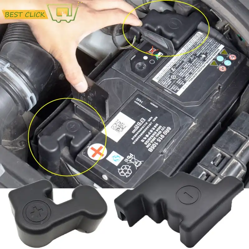 ABS Battery Negative Protection Cover Battery Anode Trim Covers for