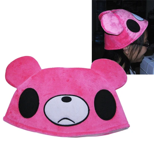 FREE SHIPPING Japanese Animation GLOOMY BEAR Cap Hat Cosplay New Pink ...