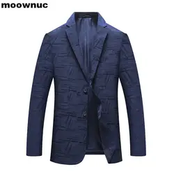 2019 Весна Новый Мужской Блейзер Бизнес повседневное пальто slim fit пиджак однобортный пиджаки классический высокое качество одежда