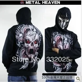 

Free Shipping.quality skull jacket.luminous Hoodies,cool Sweatshirts.Mens 3D print.Brand winter warm cotton coat.fashion dancing