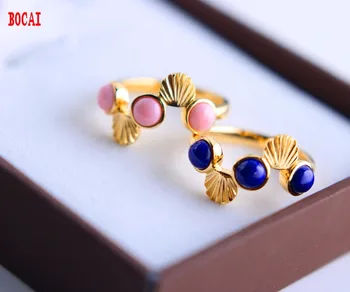 

S925 silver jewelry round pearl ring