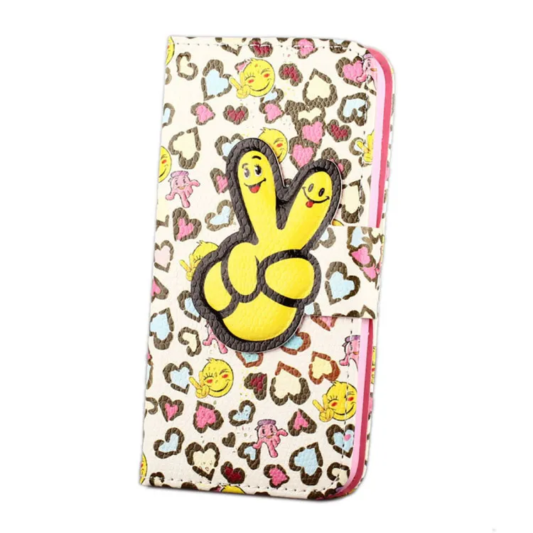 Нуэво Funda де piel пункт эль для iPhone 6 s Plus carcasas защитный girasoles линдос Смайлик estrellas Modelo