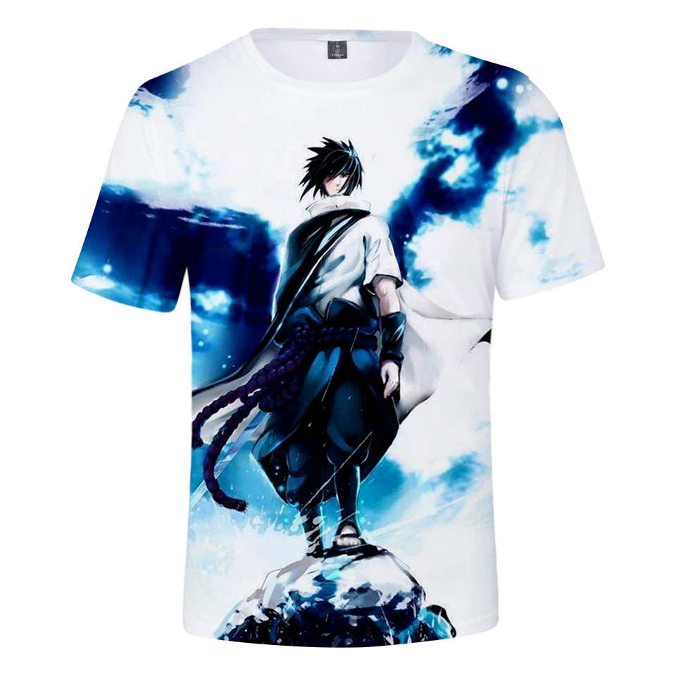 

3D men's T-shirt nwe latest blouse Naruto Sasuke Naruto anime fashion casual 3D T-shirt men and women short-sleeved printing