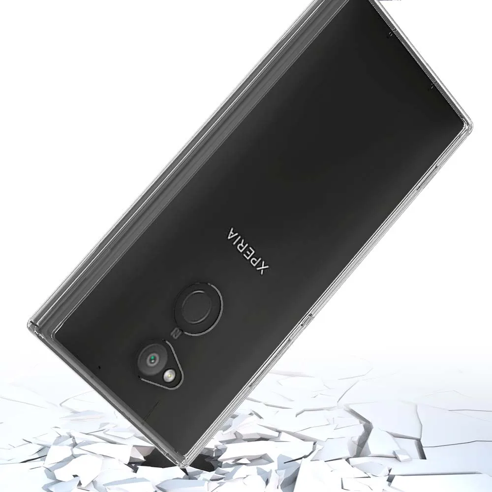 Для Coque sony Xperia XA2 чехол 5," прозрачный акриловый жесткий чехол на заднюю панель для Funda sony Xperia XA2 Чехол Мягкий ТПУ бампер H3113 H4113