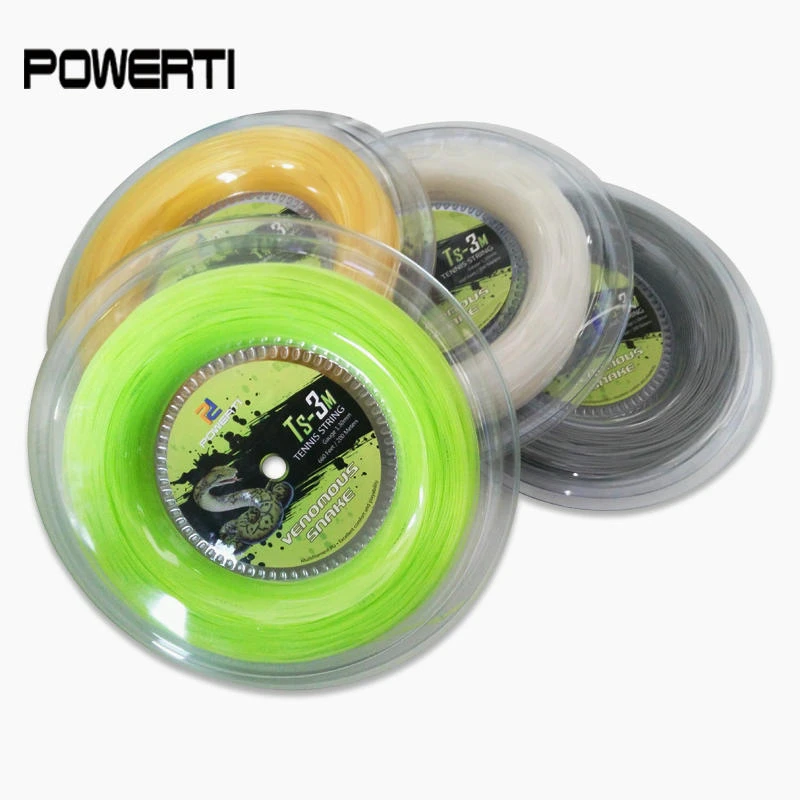 Powerti 1.35mm Nylon Tennis String Snake Soft Feeling 200m Reel Tennis