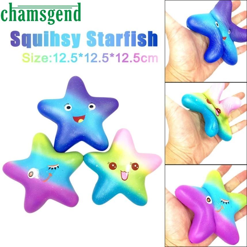 

antistress trick slime toy antistress toy simulation 13cm Star starfish Squishy Slow Rising Squeeze for kids Rising toy ov22 p30