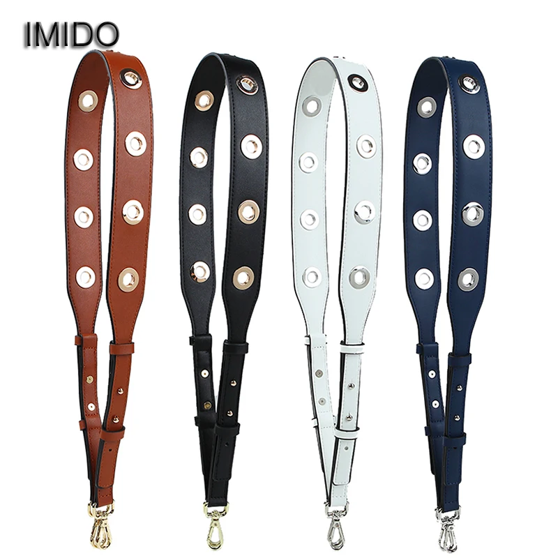 

IMIDO Fashion Women Bag Strap Elegant Style Summer pu Leather Straps for Handbags Lengthened Replacement Shoulder Strap STP069