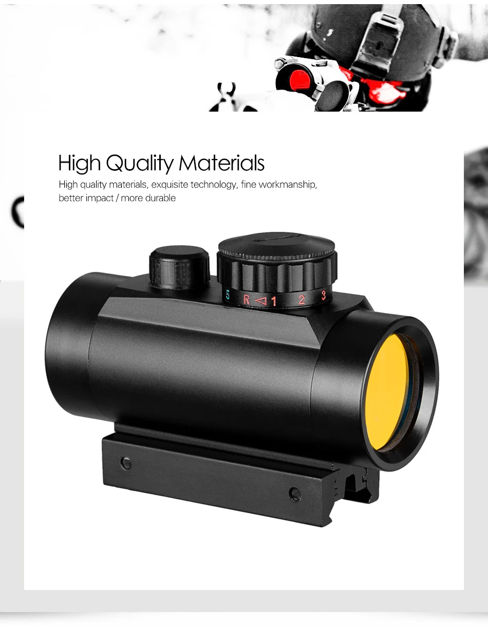 Riflescopes Caça Tático Holográfico Vermelho Ponto Verde 11mm - 20mm Montar Mira Óptica Rifle Arma Escopo Airsoft 1x40 10 1x40 riflescopes caça tático holográfico vermelho ponto