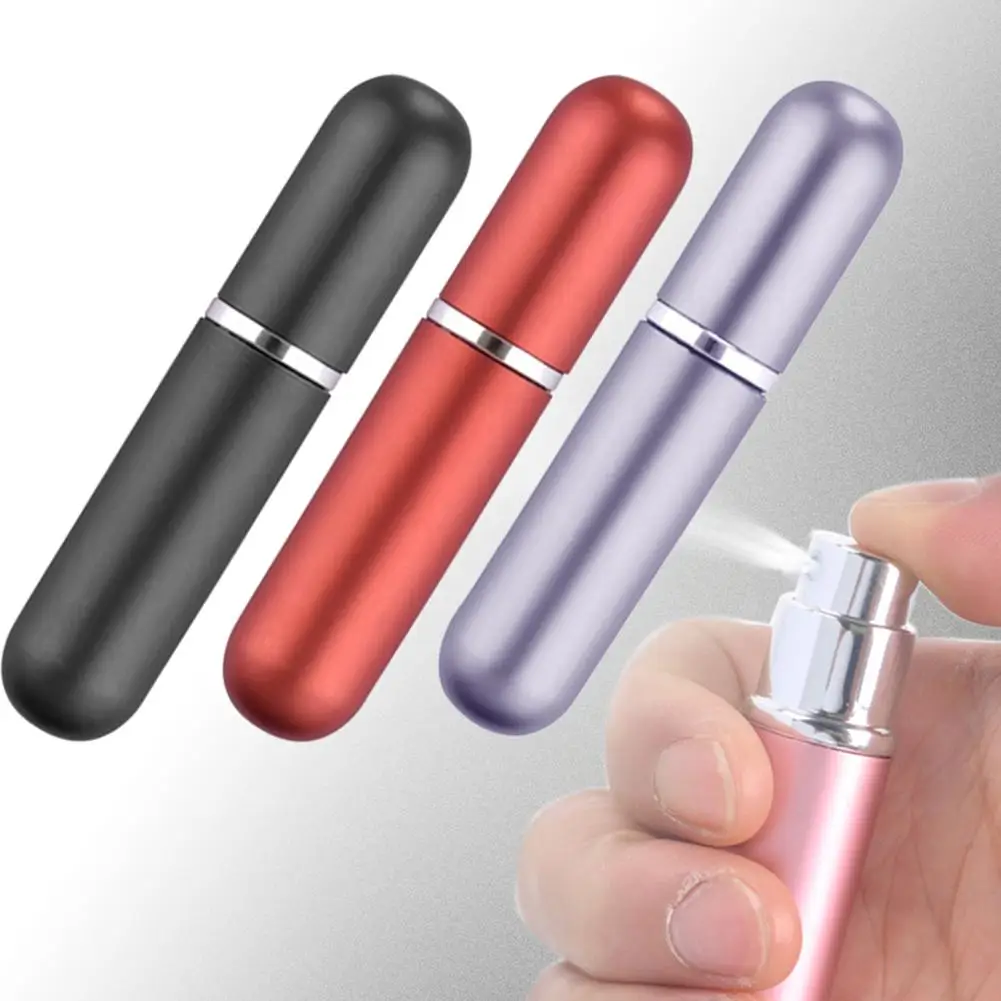

40# 6ml Portable Mini Refillable Empty Glass Perfume Bottle Travel Atomizer Pump Spray Case Cosmetic Containers
