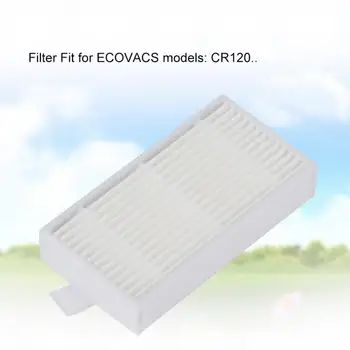

10PCS Sweeping Robot Vacuum Cleaner Replacement Filter Compatible for ECOVACS CR120 Robotic Accessories