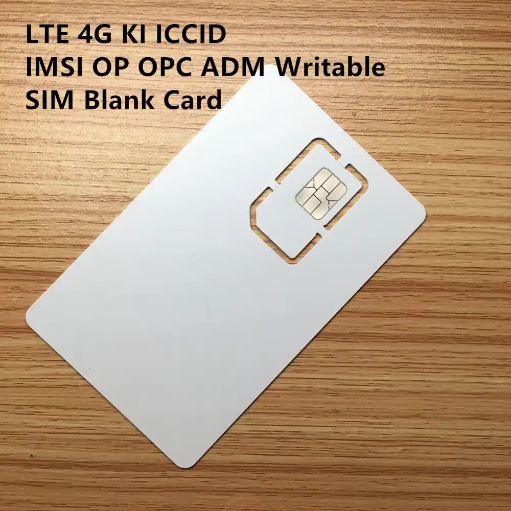 128K 4G Programable Blank SIM Card GSM WCDMA LTE SIM Card 2FF/3FF/4FF