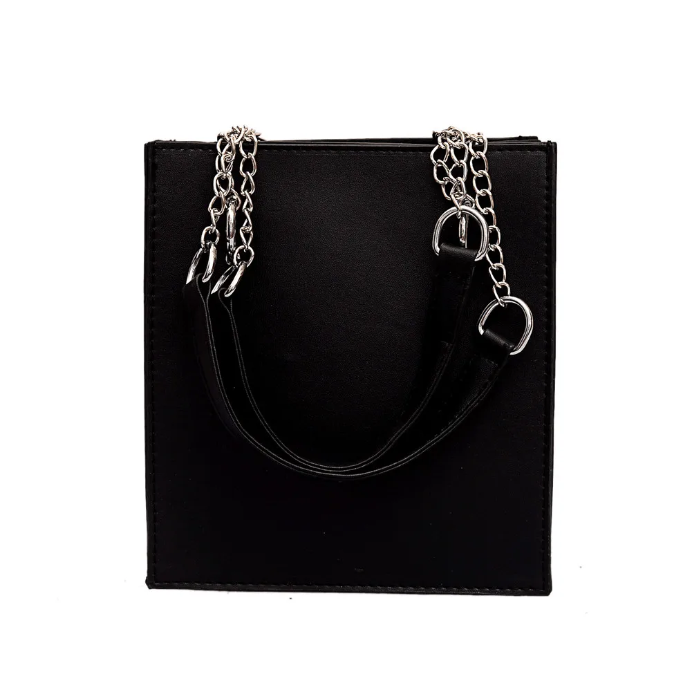 

Casual solid color shoulder bag fashion women's travel handbag canta PU leather messenger bag