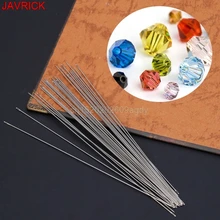30 x иглы для бисероплетения нить шнур Ювелирный инструмент для изготовления изделий 0,6x120 мм