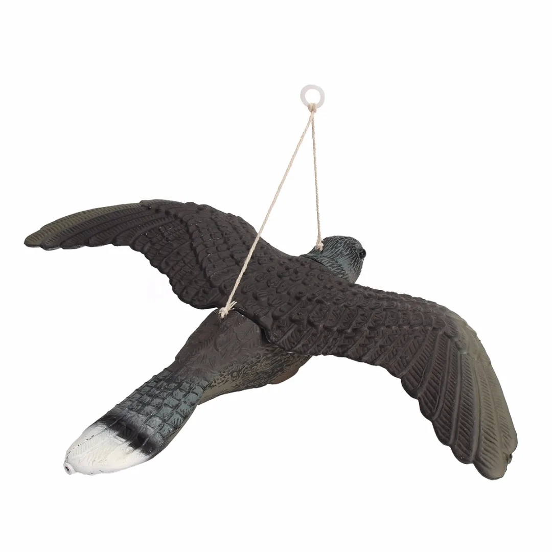 JX-LCLYL Garden Flying Bird Hawk Owl Decoy Weed Pest Control Repellent Scarer Scarecrow