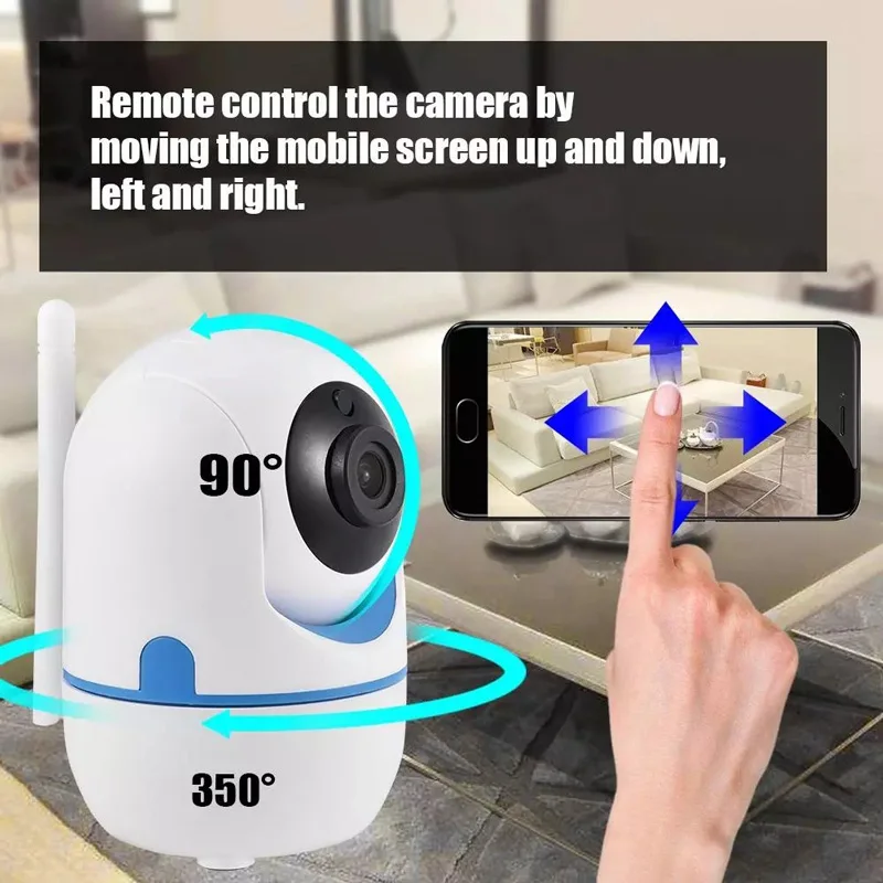 MINI 1.0MP HD Wifi IP Camera Smart Home Security Mobile Remote Control PTZ With Body Auto Tracking Two Way Audio Cloud Storage