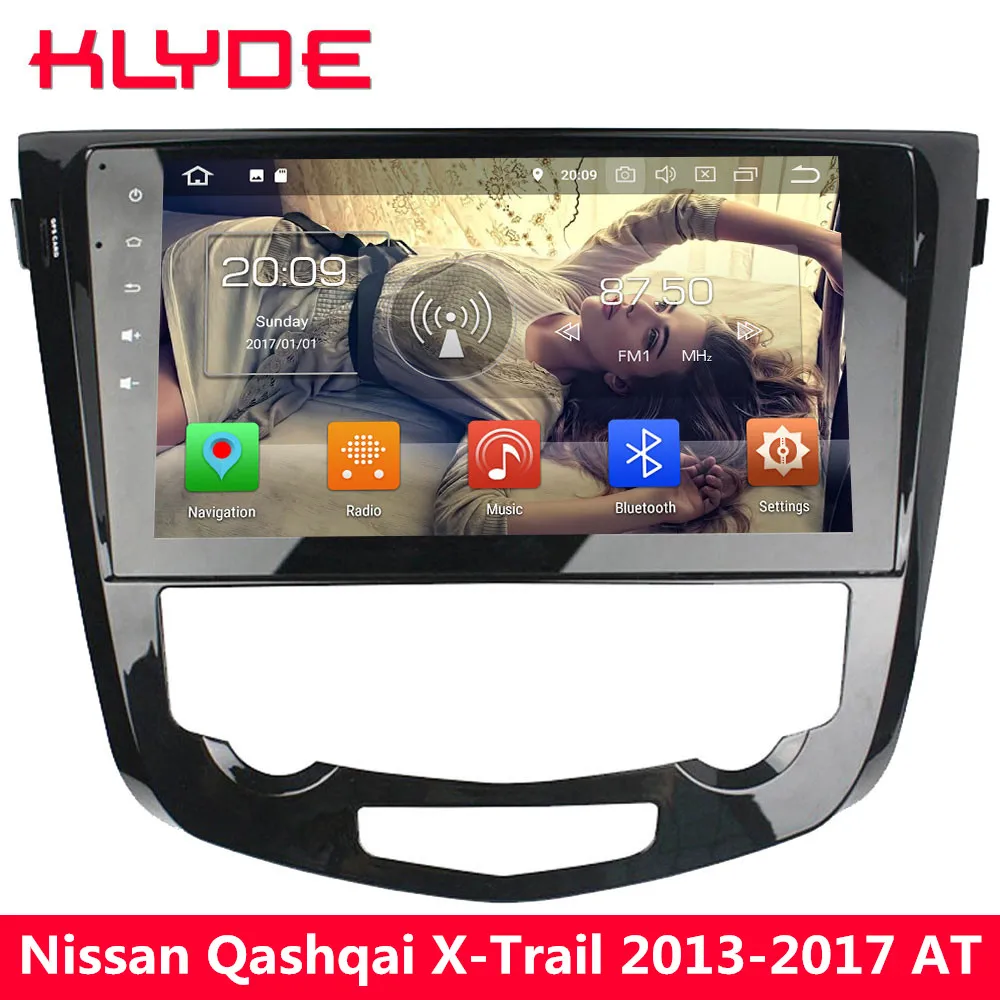 

KLYDE 10.1" IPS 4G Octa Core Android 8 4GB RAM 32GB ROM Car DVD Multimedia Player Radio For Nissan Qashqai X-Trail AT 2013-2017