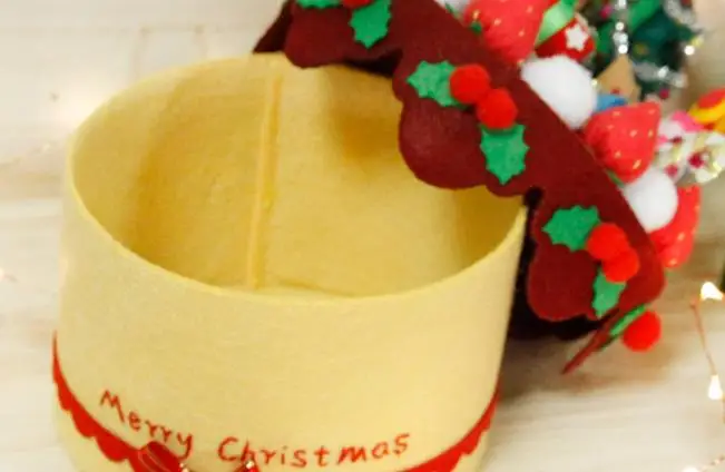 Рождественский торт декорат коллекция коробка войлочный набор нетканый ткань Войлок diy ремесло шитье набор Войлок Материал для рукоделия DIY рукоделие