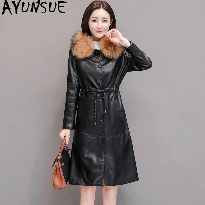 Aliexpress.com : Buy AYUNSUE Autumn Winter Faux Leather