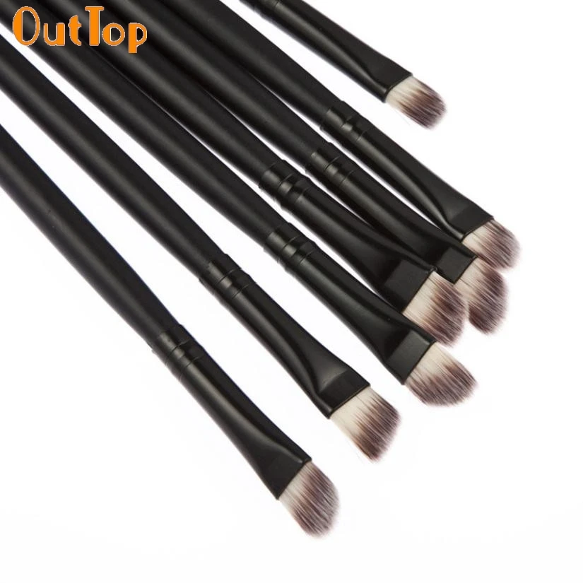 OutTop ColorWomen1PC PRO Косметический многофункциональный макияж кисти двухсторонняя подводка для глаз кисти Черные Тени для век Кисть JUN10