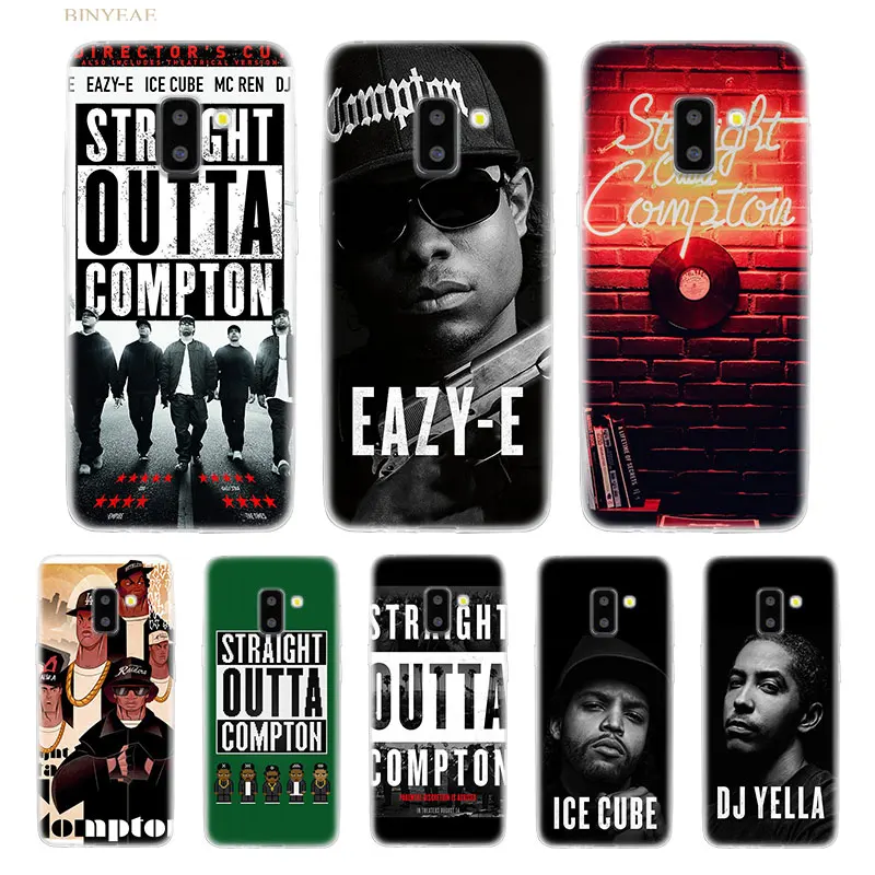 

Straight Outta Compton NWA Soft Phone Case for Samsung J4 J6 Plus J8 J7 2018 J5 J3 2017 EU Prime TPU Silicone Cover shell