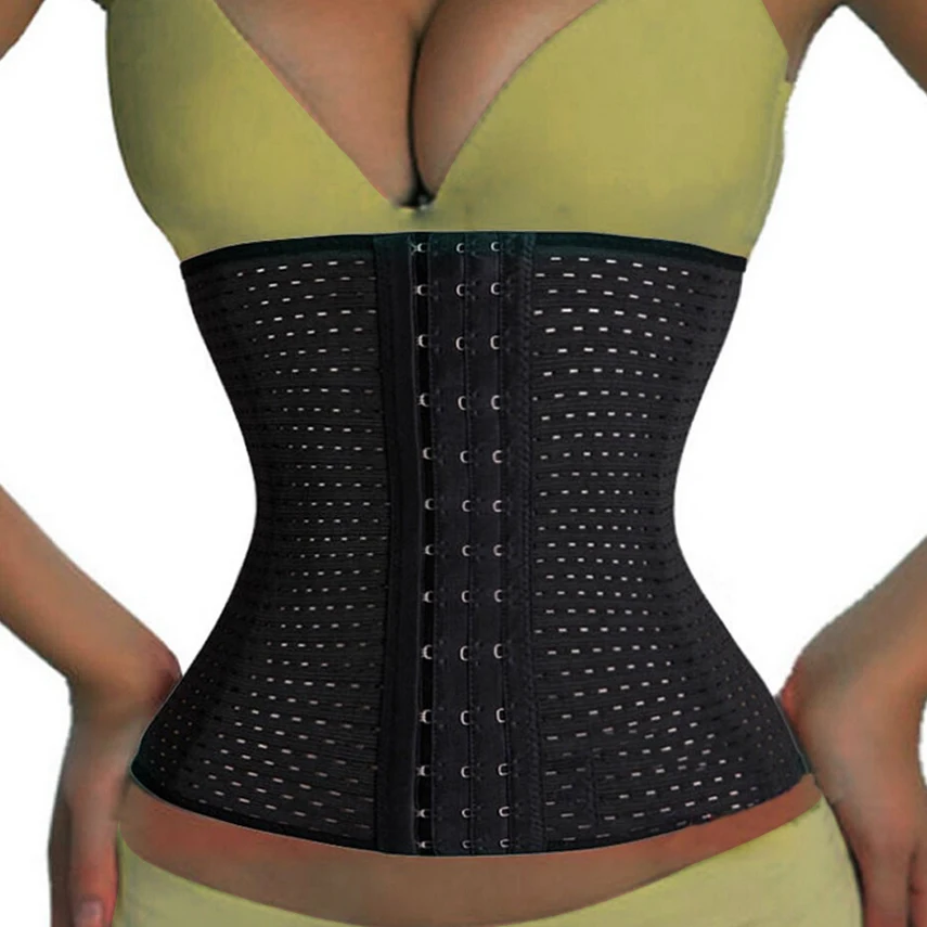 waist trainer underbust corset steel boned corsets and bustiers new 2022 waist cincher plus size waist trainer corset 4xl shaper images - 6