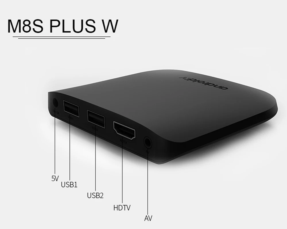 MECOOL M8S Plus W Android 7,1 Smart tv BOX Amlogic 905W 2,4G WiFi 1G/8G 2G/16G tv Box HD телеприставка 4K медиаплеер